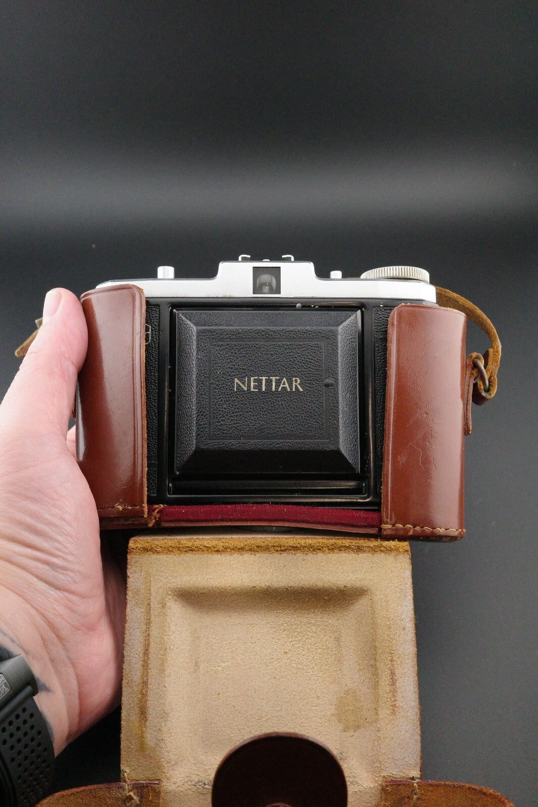 Zeiss Ikon Nettar 517/16 Vintage 1950's Folding 120 Film Camera Tested & Working