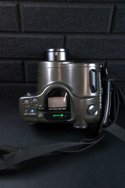 Olympus AZ-330 Superzoom Vintage 1990's 35mm Camera + Batteries - Working VGC