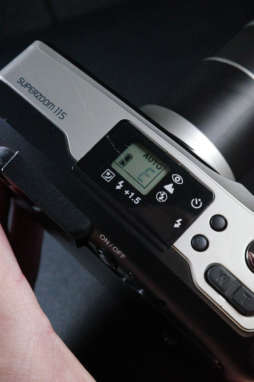 Olympus SuperZoom 115 Vintage 1990's Compact 35mm Film Camera Tested & Working