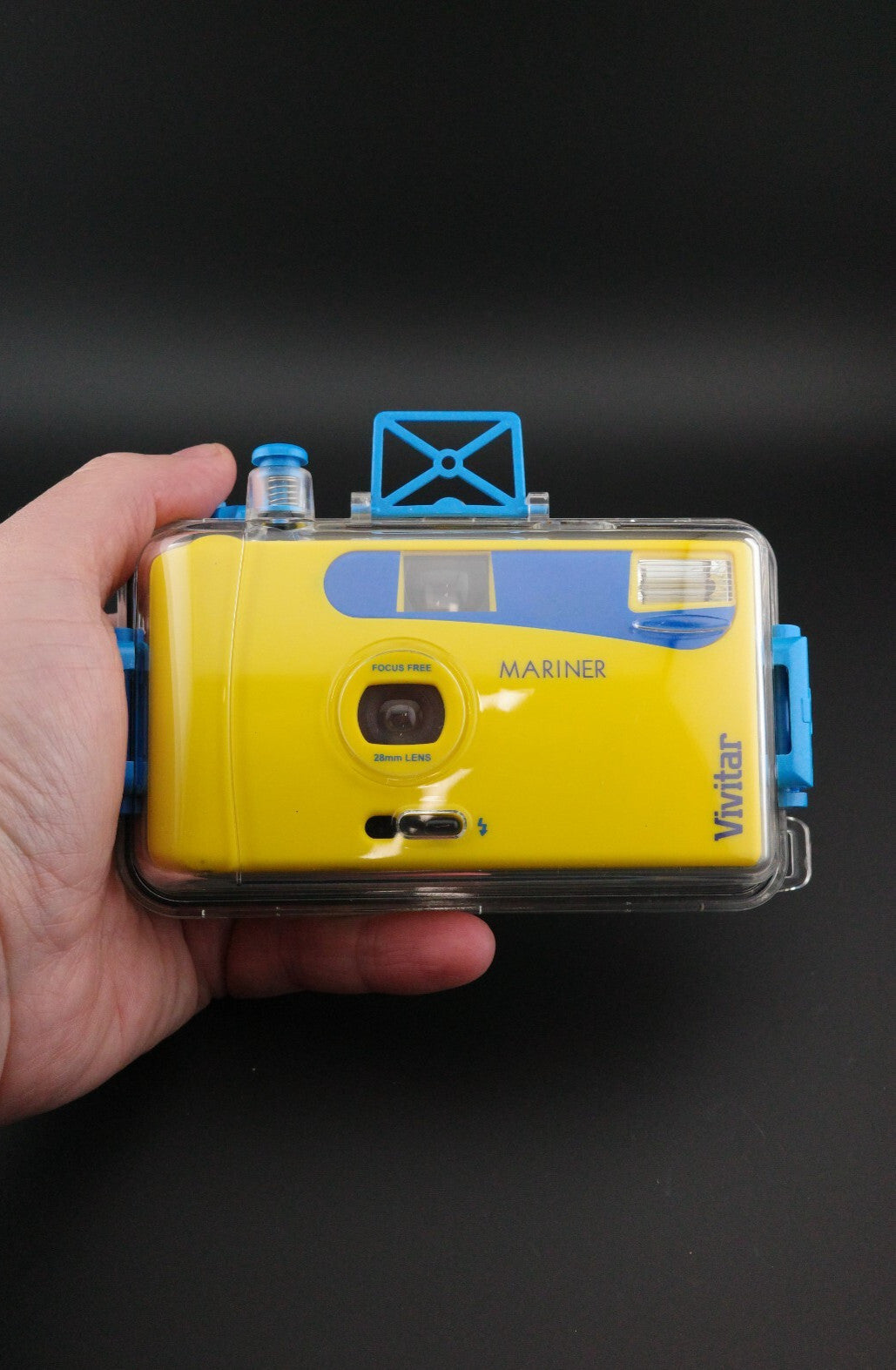 Vivitar Mariner 35mm Film Camera 28mm Lens Underwater - Tested & Working