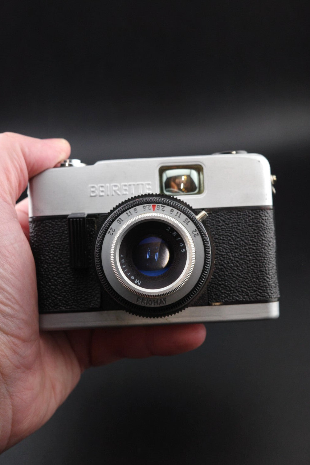 Beirette Priomat Vintage 1970's 35mm Film Camera + Case - Faulty - Spares Repair