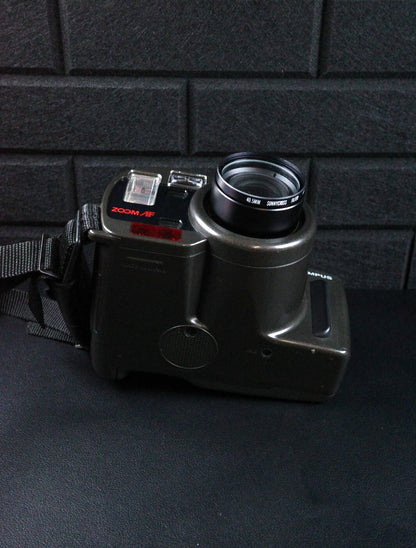 Olympus AZ-330 Superzoom Vintage 1990's 35mm Camera + Batteries - Working VGC