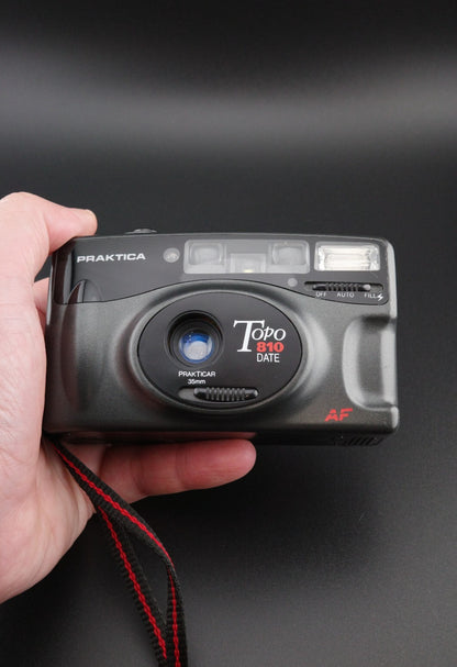 Praktica - Topo 810 Date Vintage 1990's 35mm Point & Shoot Film Camera - Working