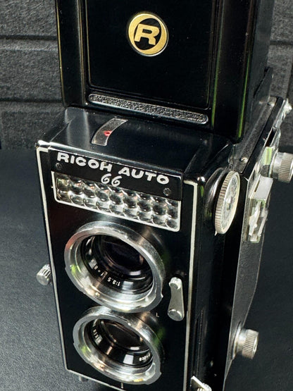 Ricoh Auto 66 TLR 120 Film Camera & Case - Fully Working - Stunning Condition