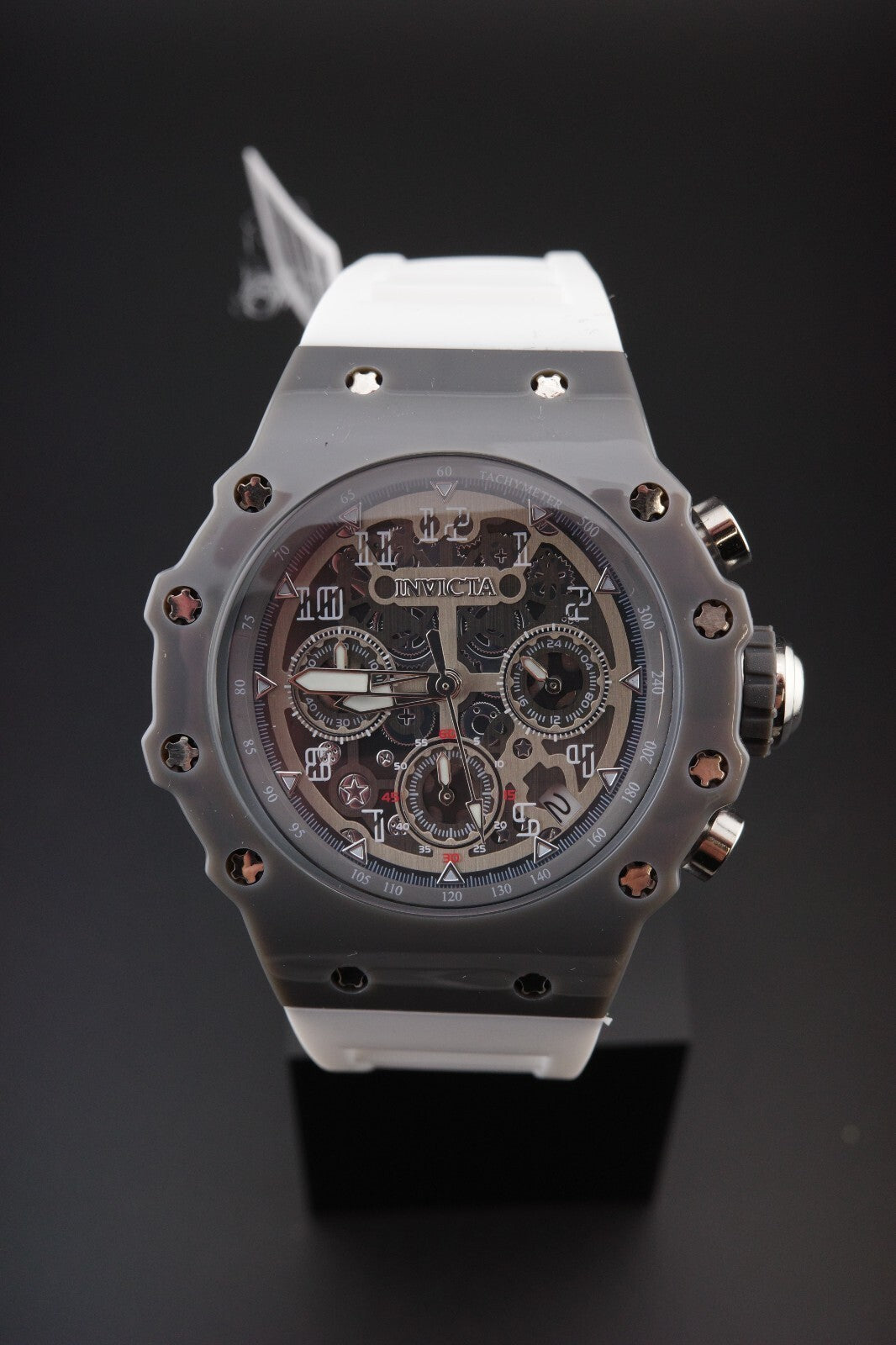 Invicta Racing Valyron 69618 Unisex Watch 41mm White / Grey - Brand New & Boxed