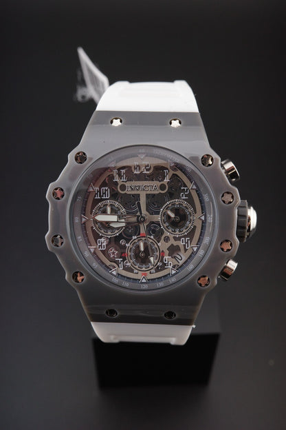 Invicta Racing Valyron 69618 Unisex Watch 41mm White / Grey - Brand New & Boxed