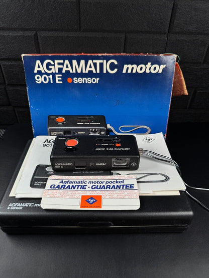 Agfamatic Motor 901E Vintage 1970's 110 Film Camera - Boxed, Tested & Working