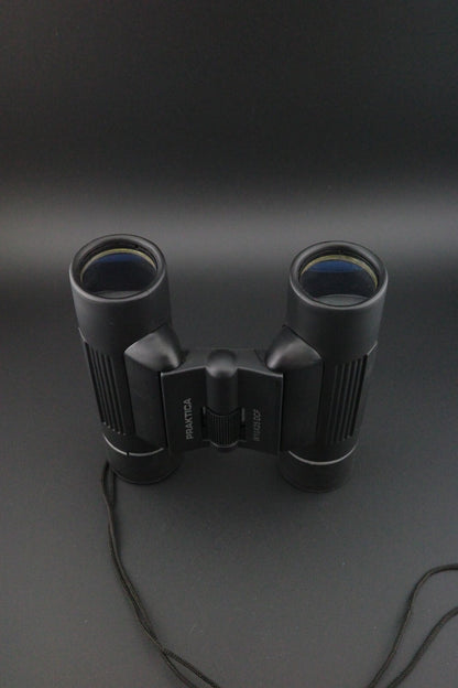 Praktica W10x25 DCF 10x25 Compact Binoculars With Case - Tested & Working