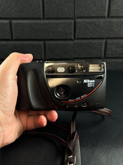 Nikon RF2 1980's 35mm Point & Shoot Autofocus Film Camera  - Boxed - Working