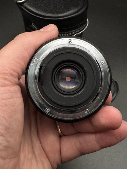 Vivitar MC Wide Angle 28mm f2.8 Vintage Lens PK Tested Clean Glass + Case - VGC