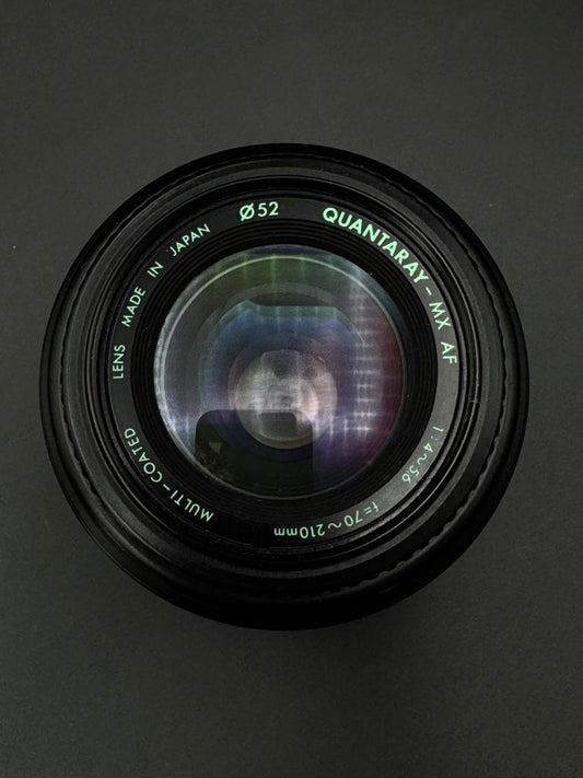 Quantaray-MX AF 1:4~5.6 f=70~210mm Minolta AF Mount Camera Lens (Light Fungus)