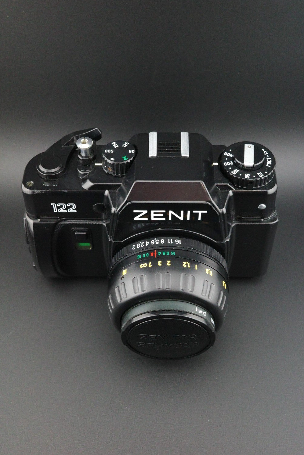 Zenit 122 35mm SLR + MC Zenitar-M2s 50mm f2 - Tested & Working and Near Mint