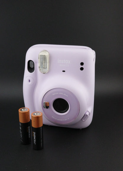Fujifilm Instax Mini 11 Lilac Instant Film Camera - Film Tested & Working