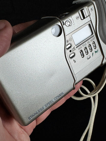 Nikon Nuvis S Vintage 2000's Y2K APS Film Zoom Camera + Battery - Working