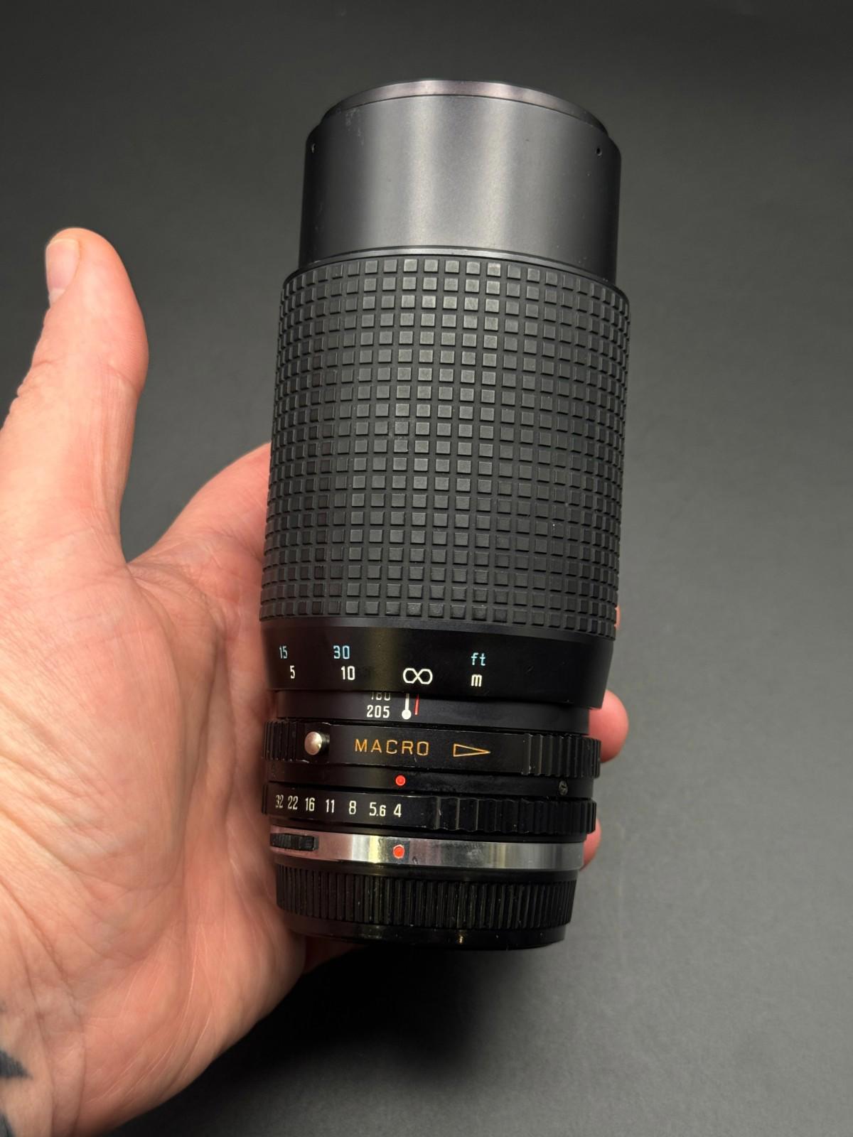 Vintage Hoya HMC Zoom & Macro 75-205mm f/4 Lens - Olympus Mount