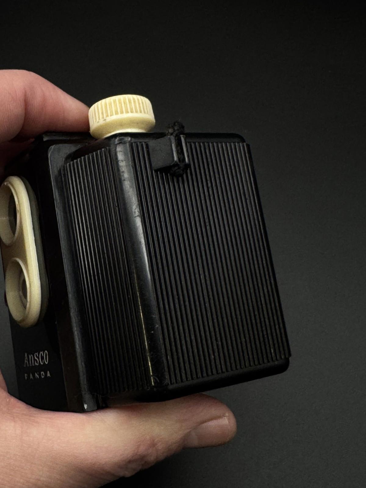 Vintage Ansco Panda Box Camera 620 Film 1939 - 1950 - Tested & Working