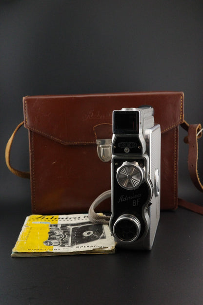Meopta Admira 8F Standard 8mm Cine Camera + Case Manual Untested Spares Repair