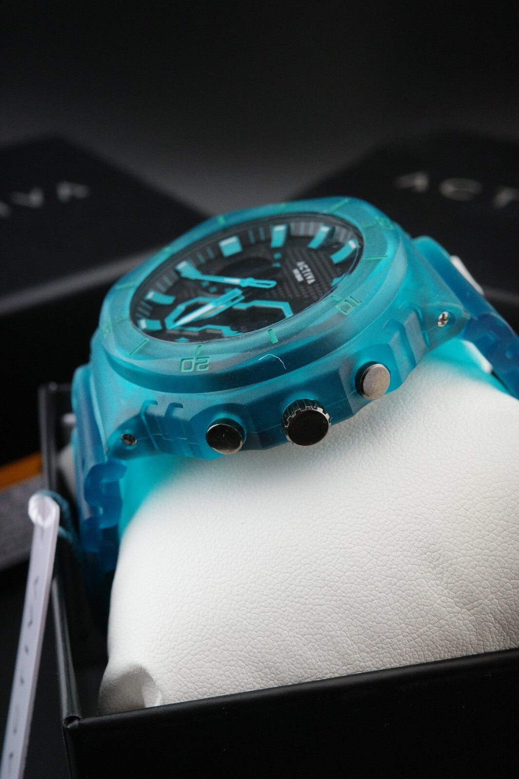 Activa Exon X Invicta ACW8120-004 Men’s Digital Watch 48mm Teal Blue New & Boxed