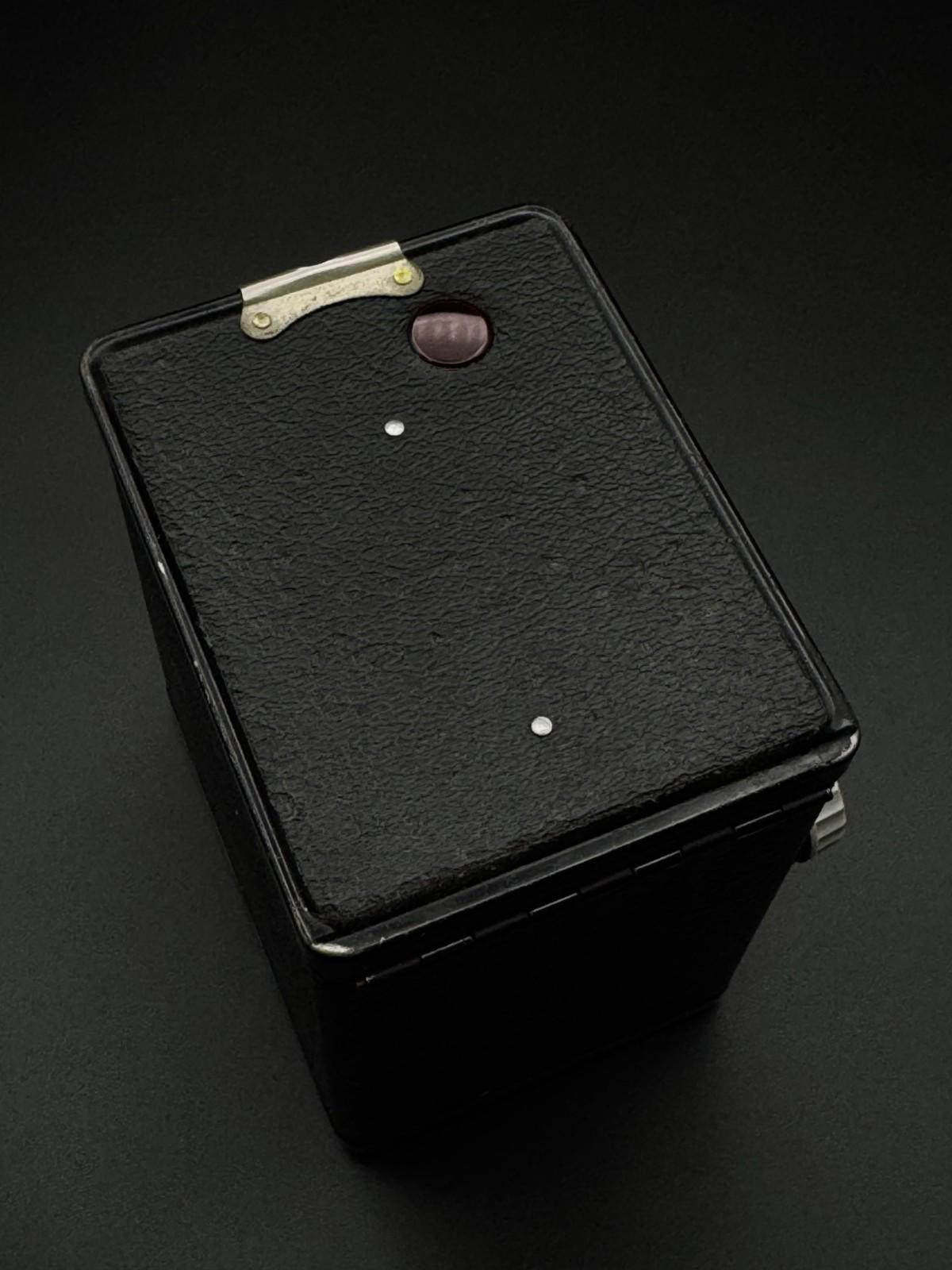 Working Kodak Brownie Six-20 Model D Vintage Film Camera with Case