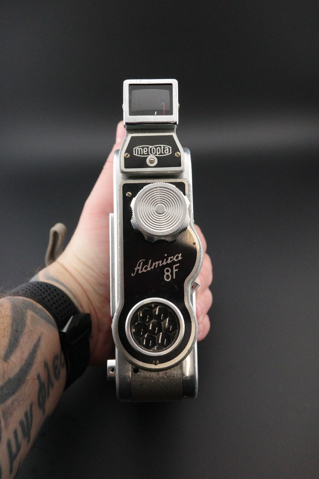 Meopta Admira 8F Standard 8mm Cine Camera + Case Manual Untested Spares Repair