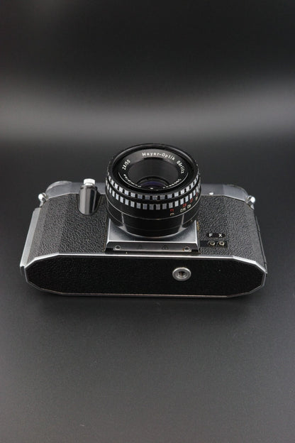 Praktica PL Nova 1B 35mm SLR + Meyer Optik 50mm f/2.8 - Film Tested & Working