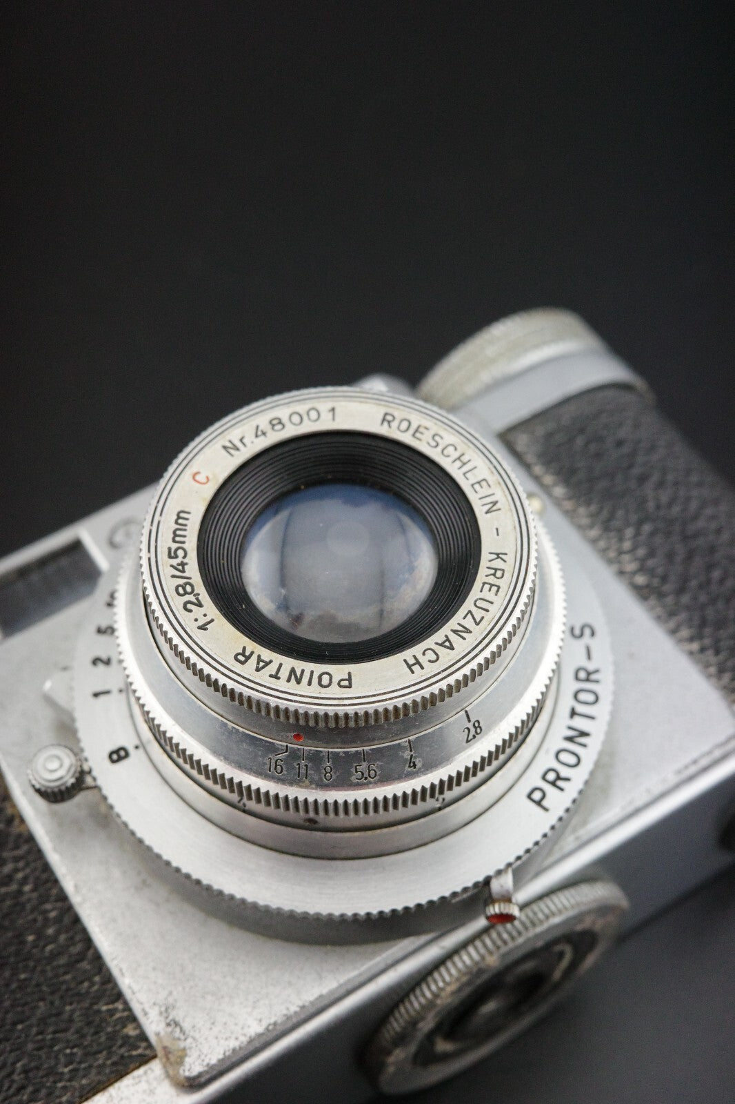 Vintage 1950's Braun Paxette 35mm Camera + Case - Faulty Spares or Repair