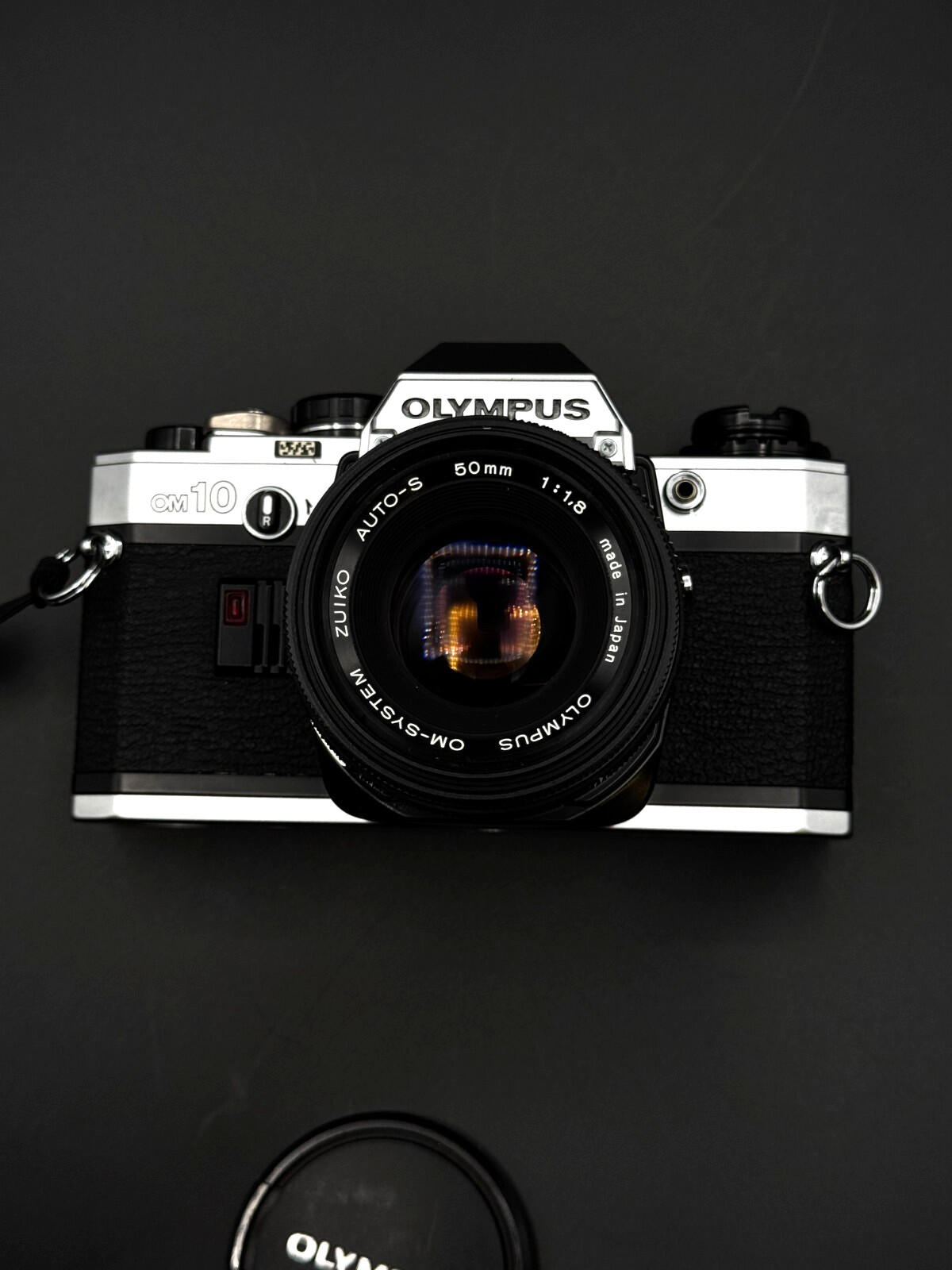 Olympus OM10 SLR 35mm Film Camera + Zuko 50mm F1.8 Lens - Faulty - Read Details