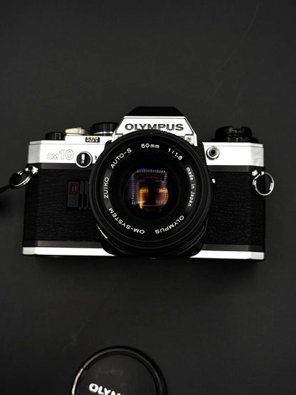 Olympus OM10 SLR 35mm Film Camera + Zuko 50mm F1.8 Lens - Faulty - Read Details