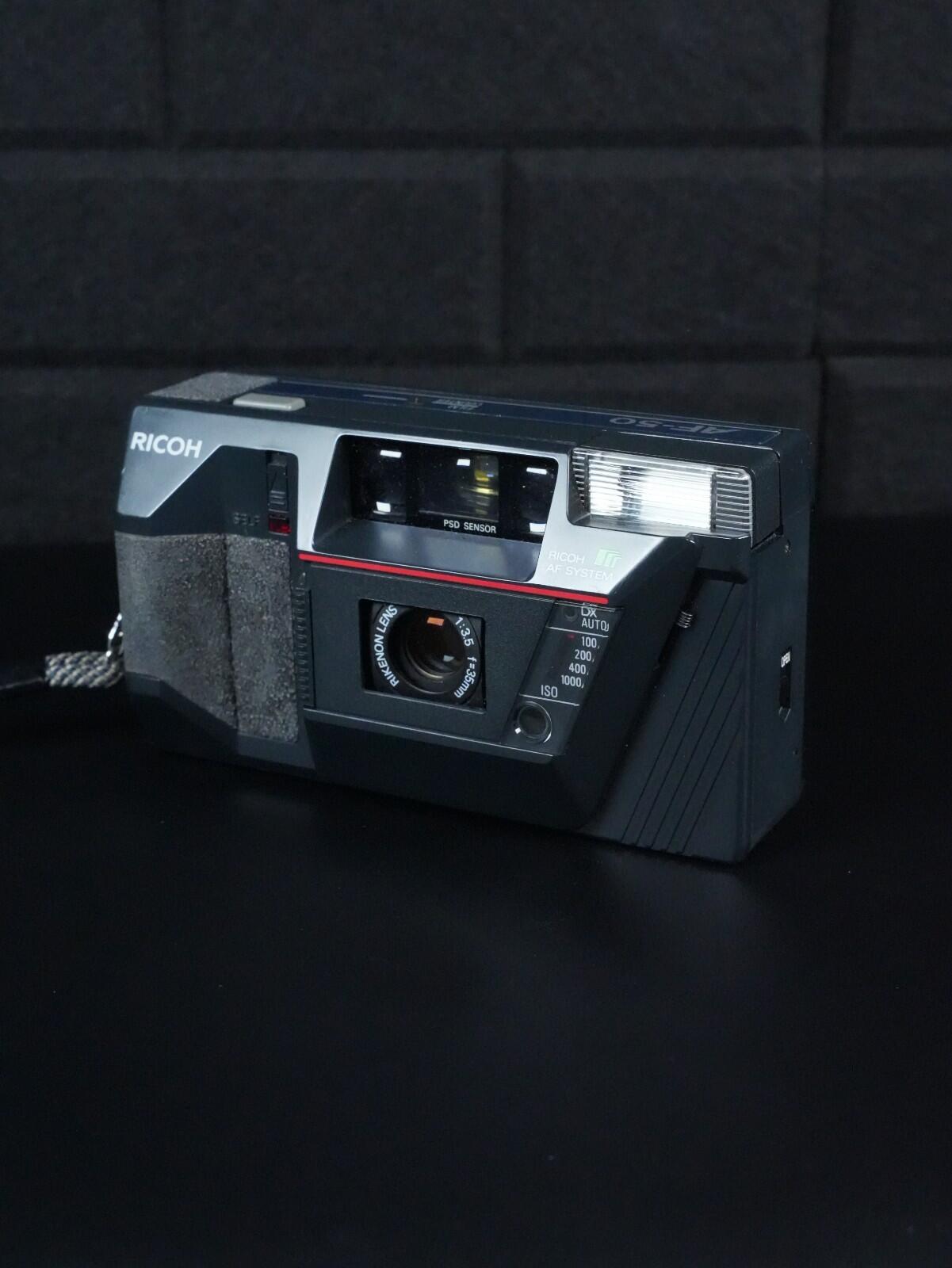 Ricoh AF-50 Vintage 1980's 35mm Film Camera - Boxed & Working (Read Details)
