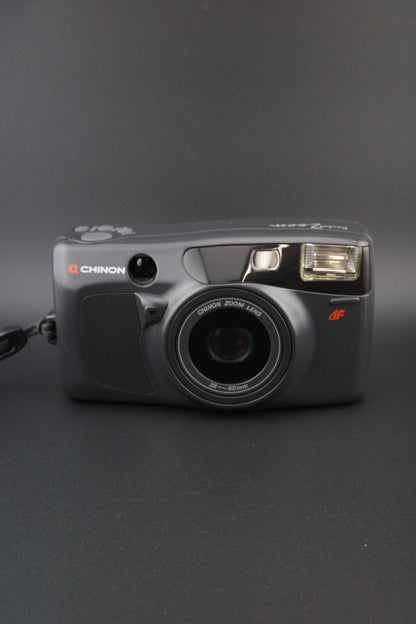Chinon Pocket Zoom Vintage 35mm Film Camera 38-60mm Film Tested Fully Working