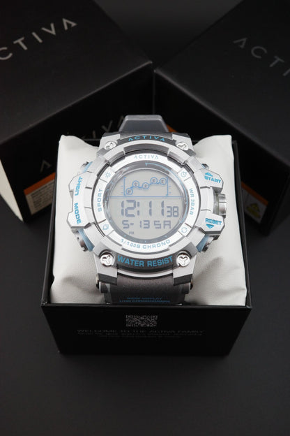 Brand New Activa Summit X Invicta ACW8082-025 Digital Watch 50mm - Silver Blue