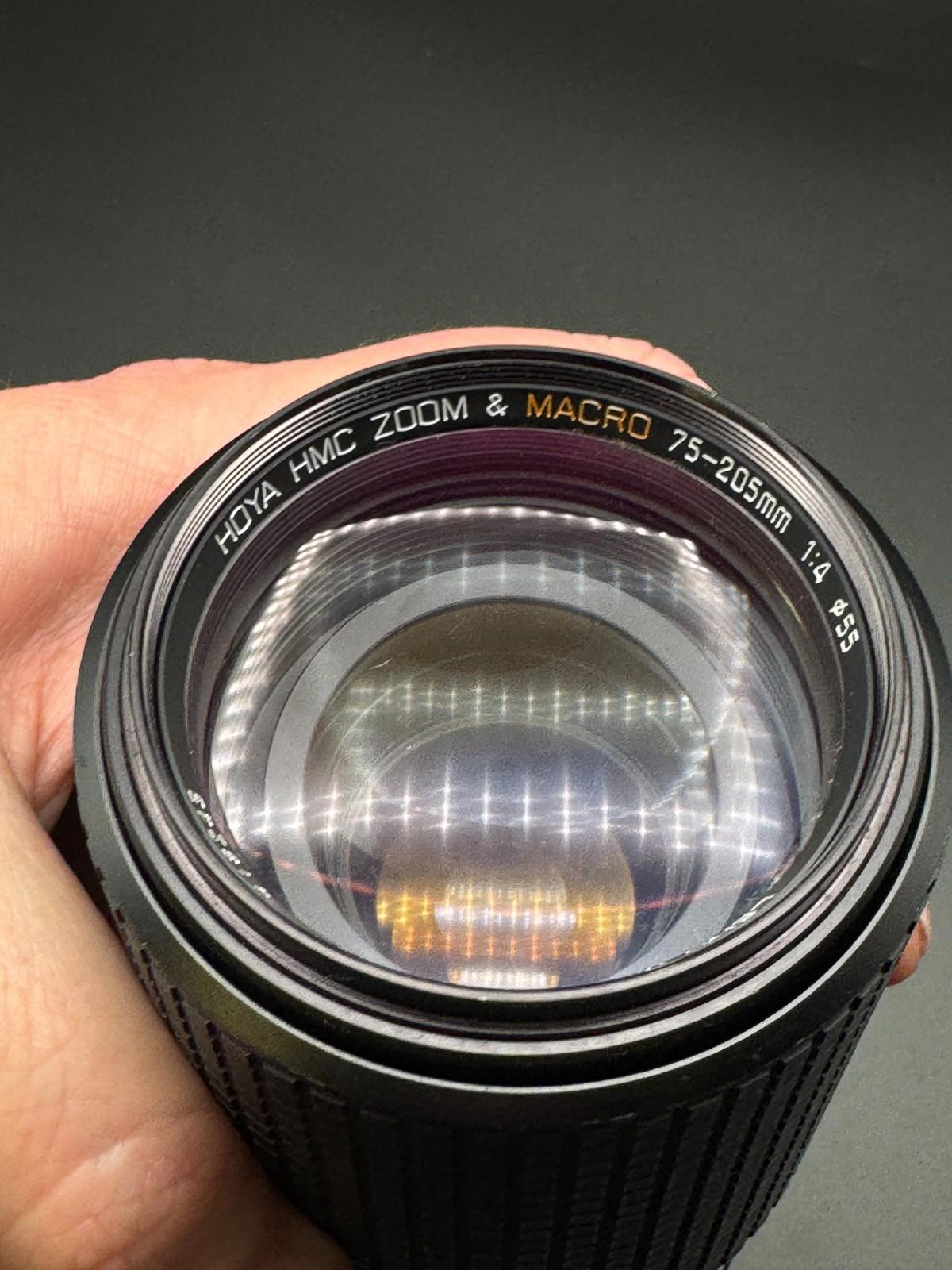 Vintage Hoya HMC Zoom & Macro 75-205mm f/4 Lens - Olympus Mount