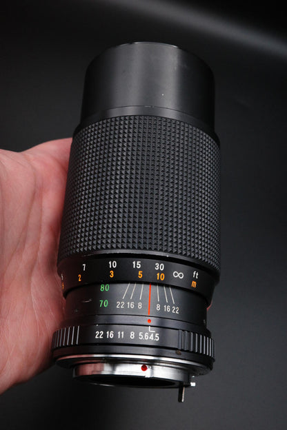 Auto Optomax Vintage Lens - 70-200mm F4.5 Macro Pentax PK Mount - Fully Working