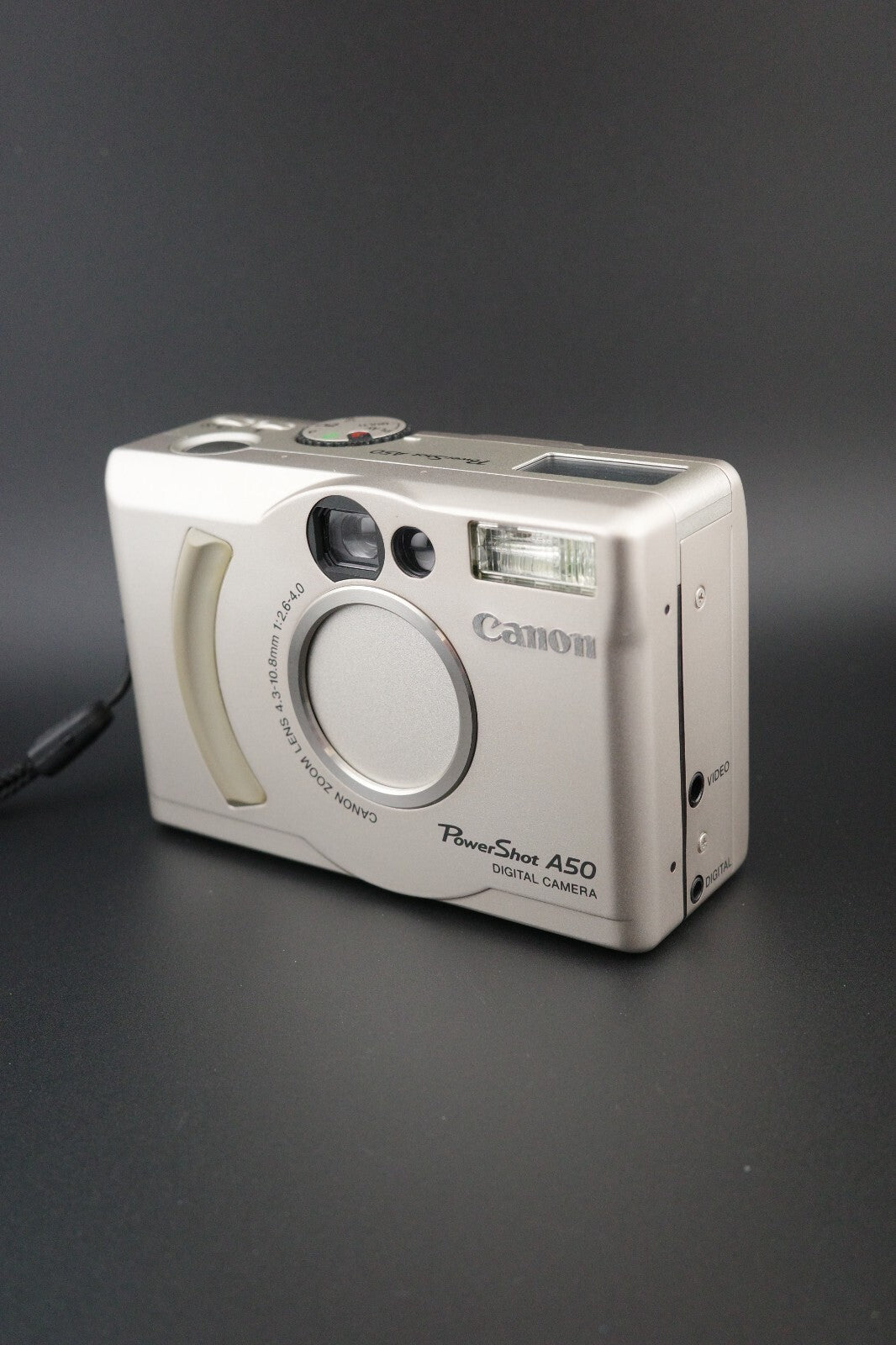 Canon PowerShot A50 1.3MP CCD Vintage Digital Camera + CF Card Tested & Working