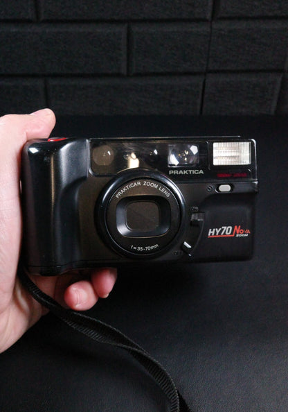 Praktica HY 70 Nova Zoom Vintage 1990's 35mm Point & Shoot Camera - Working