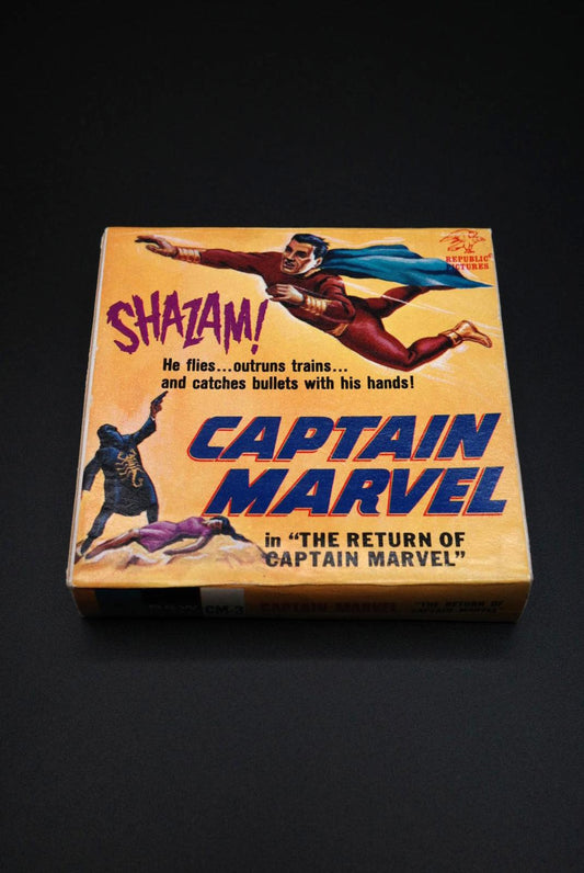 Shazam In Return Of Captain Marvel Super 8 Film Reel B&W Hero Republic Pictures