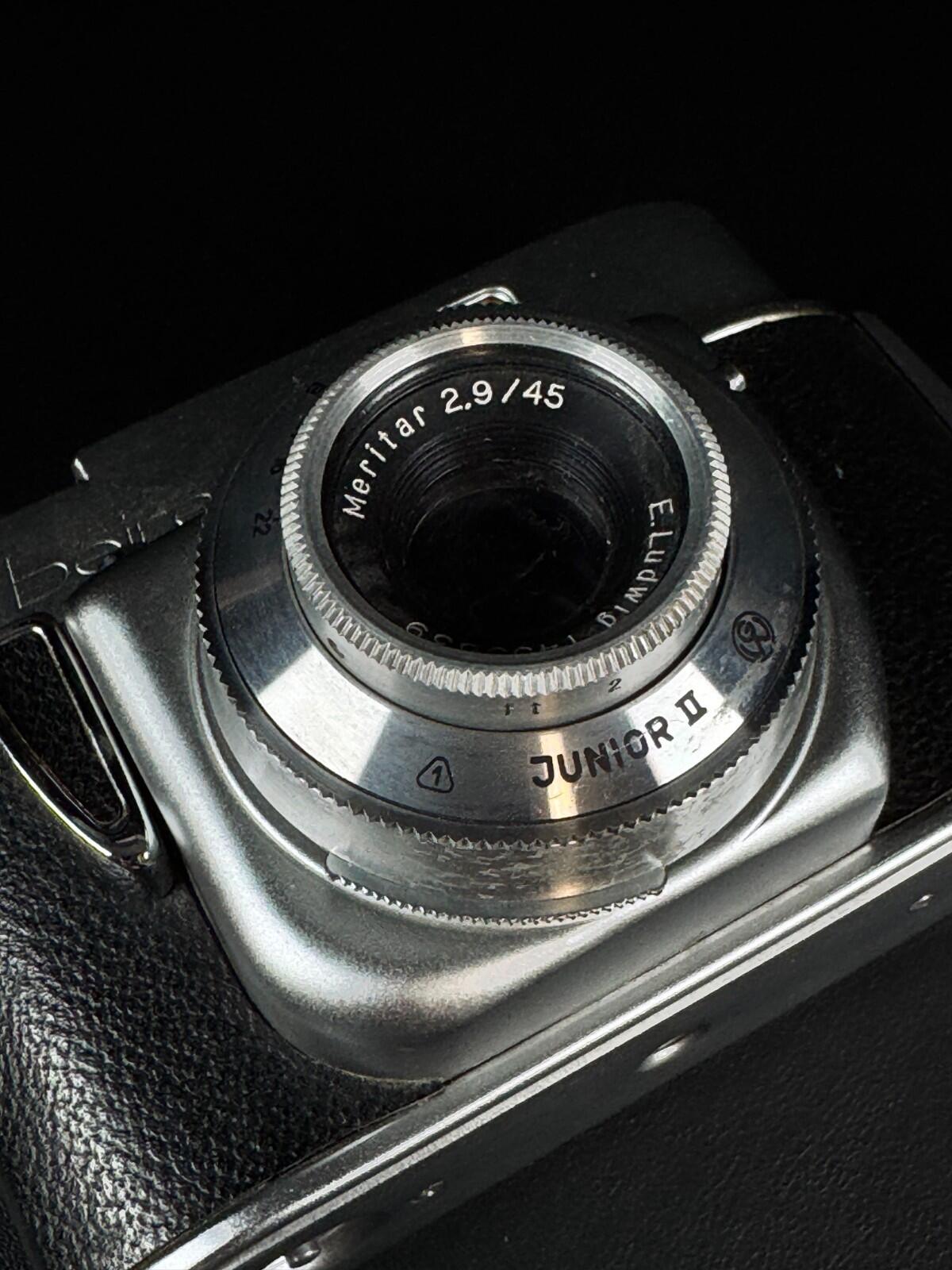 Beirette Junior II Vintage 1950's Compact 35mm Film Camera - Faulty - Not Firing