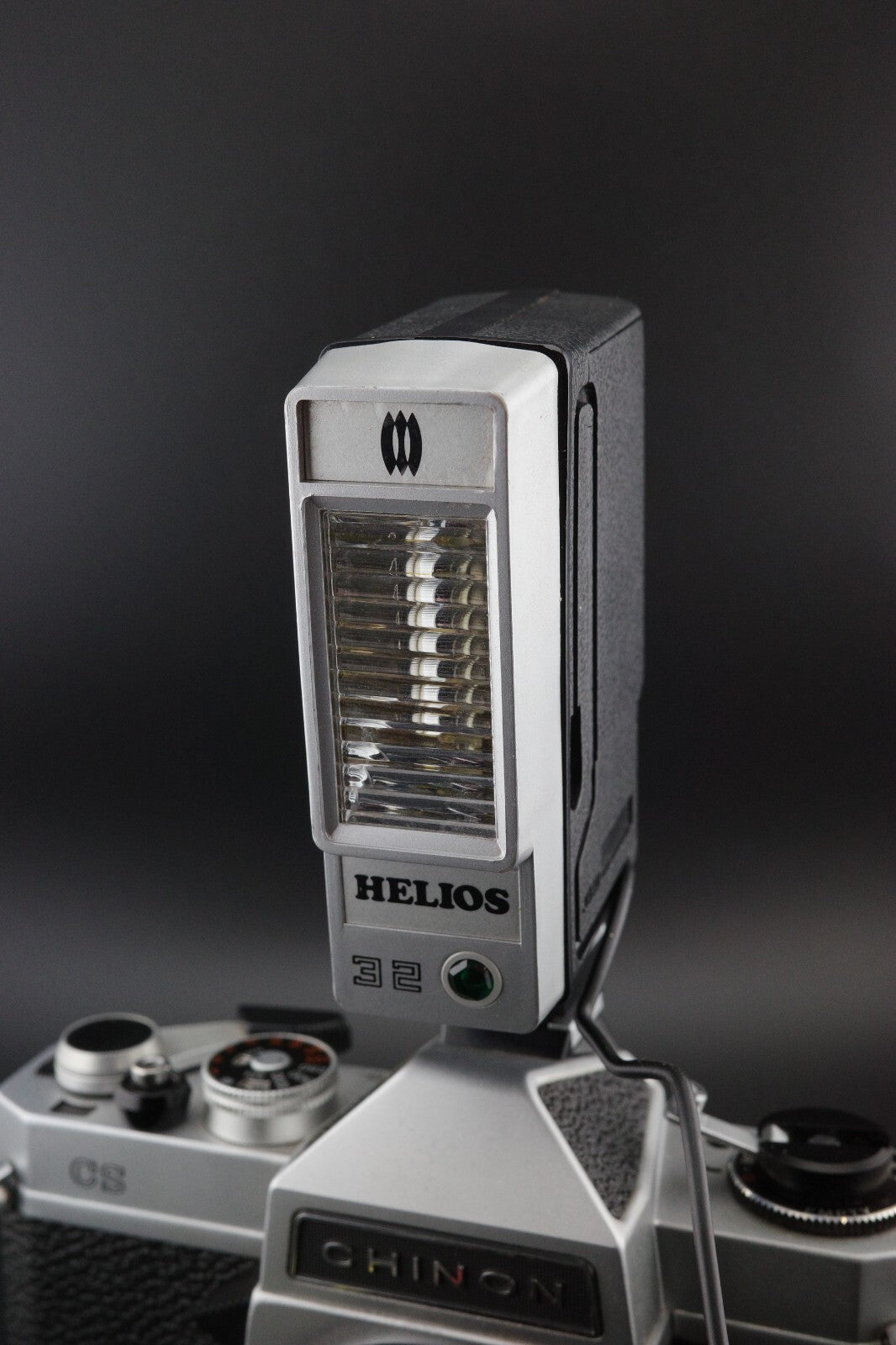 Vintage Chinon CS 35mm Film Camera, Helios Flash & 50mm 2.8 Lens - Fully Working