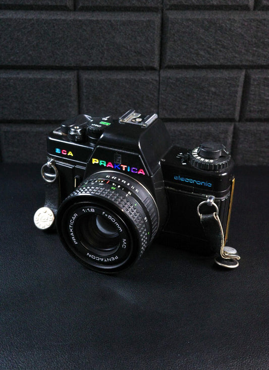 Praktica BCA SLR 35mm Camera Bundle - 2 Lenses, Flash, Case & More - Working