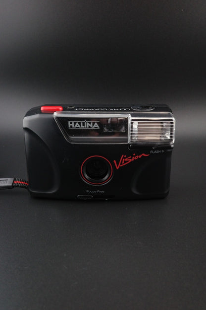 Halina Vision Ultra Compact Vintage 1990's 35mm Film Camera - Tested & Working