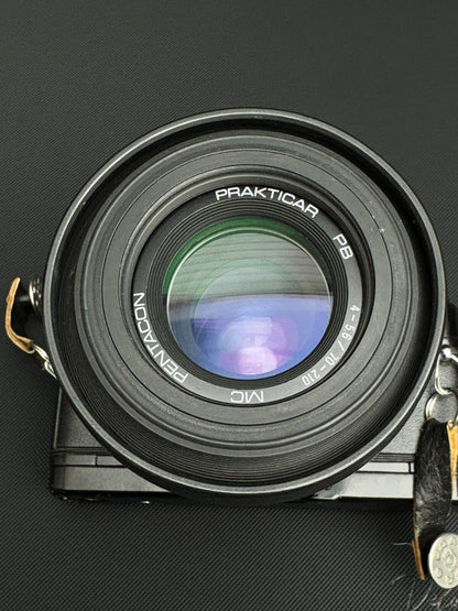 Praktica BCA Electronic 35mm SLR Camera + Pentacon 70-210mm Lens - Working
