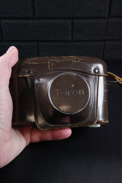 Taron 35 Vintage 1950's Camera + Case - Winds & Fires - Faulty Jammed Focusing Lever