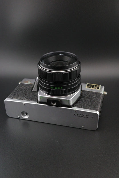 Praktica LB2 Vintage 35mm SLR + Helios 44M-4 58mm f2 M42 Film Tested & Working