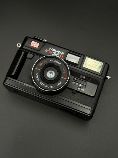 Halina MW 35AF 35mm Compact Film Camera With 38mm f3.8 Lens - Flash Not Working