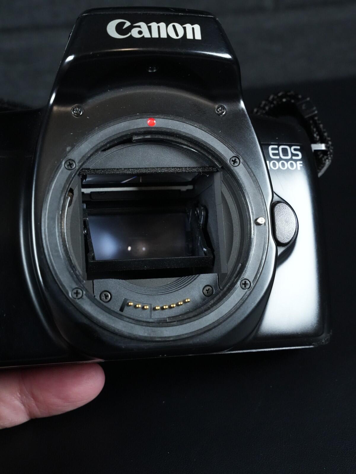 Canon EOS 1000F 35mm SLR Film Camera - Tested & Fully Working - Crack In Display