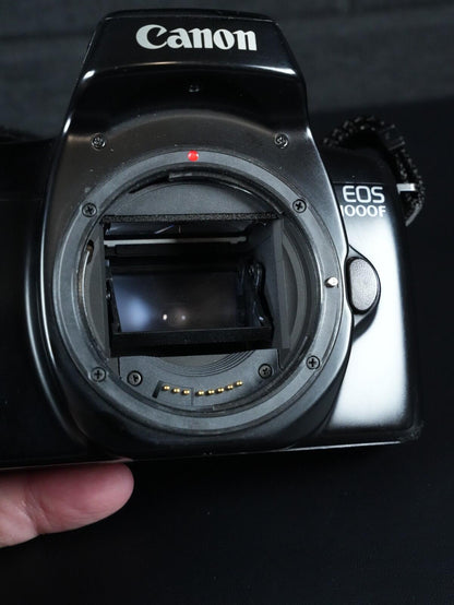 Canon EOS 1000F 35mm SLR Film Camera - Tested & Fully Working - Crack In Display