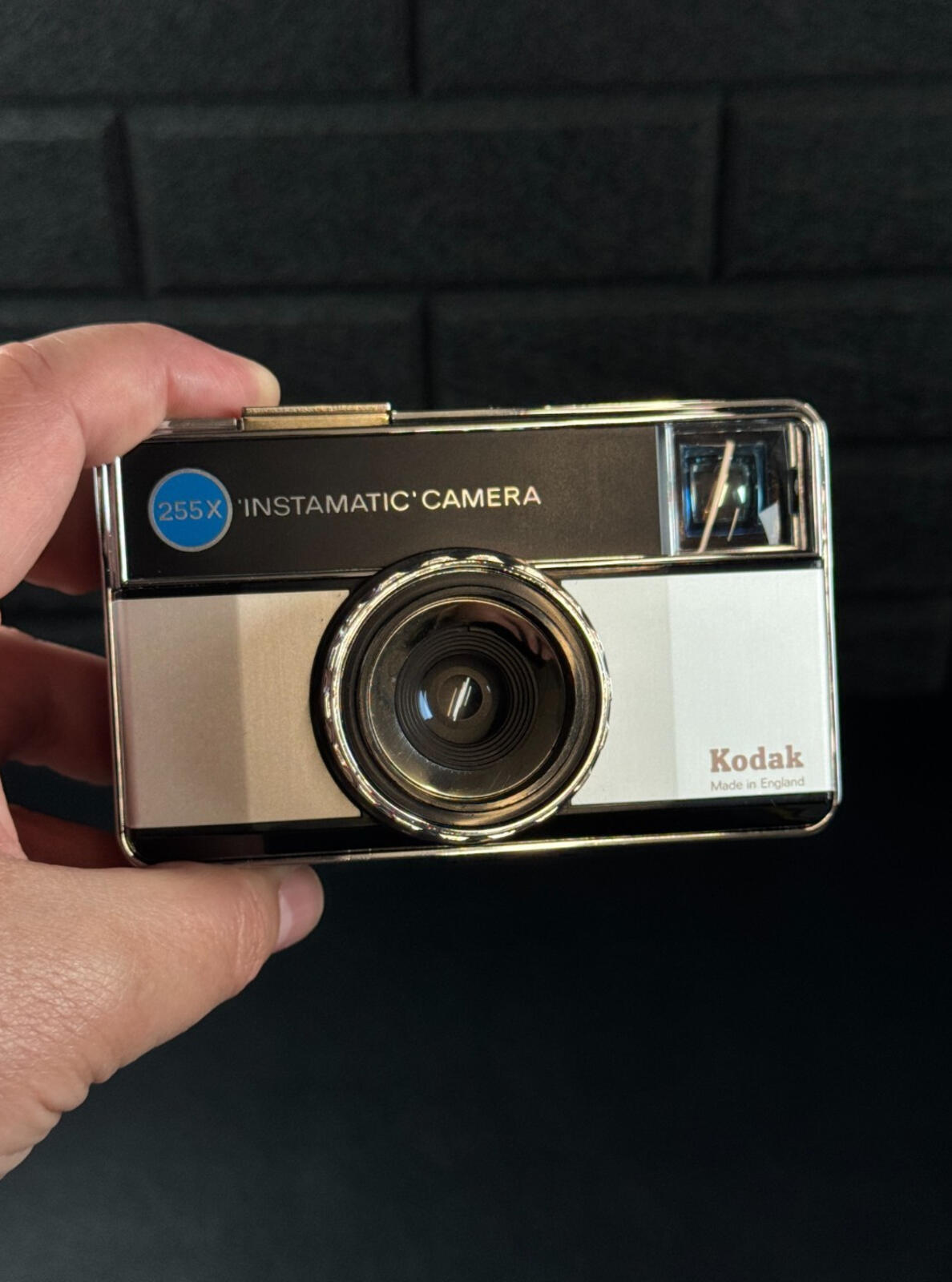 Kodak Instamatic 255X Vintage 1970's 126 Film Camera + Case - Tested & Working