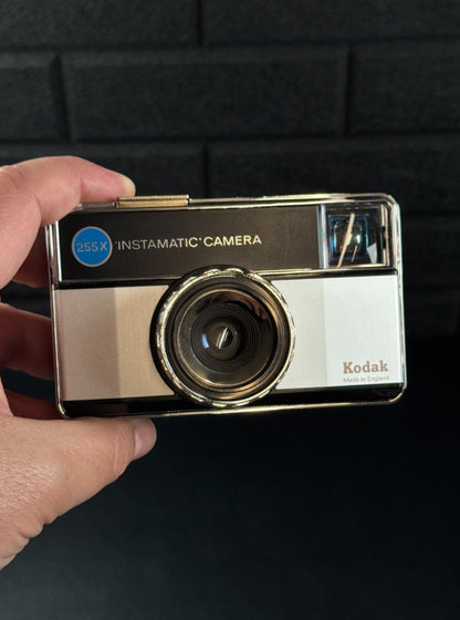 Kodak Instamatic 255X Vintage 1970's 126 Film Camera + Case - Tested & Working