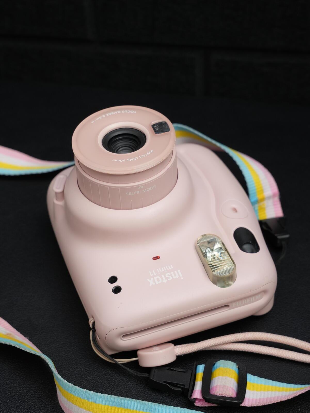 Fujifilm Instax Mini Pink 11 Instant Camera + Album & Batteries - Working