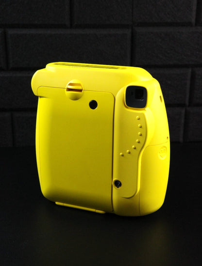 Fujifilm Instax Mini 9 Yellow Instant Camera - Film Tested & Fully Working